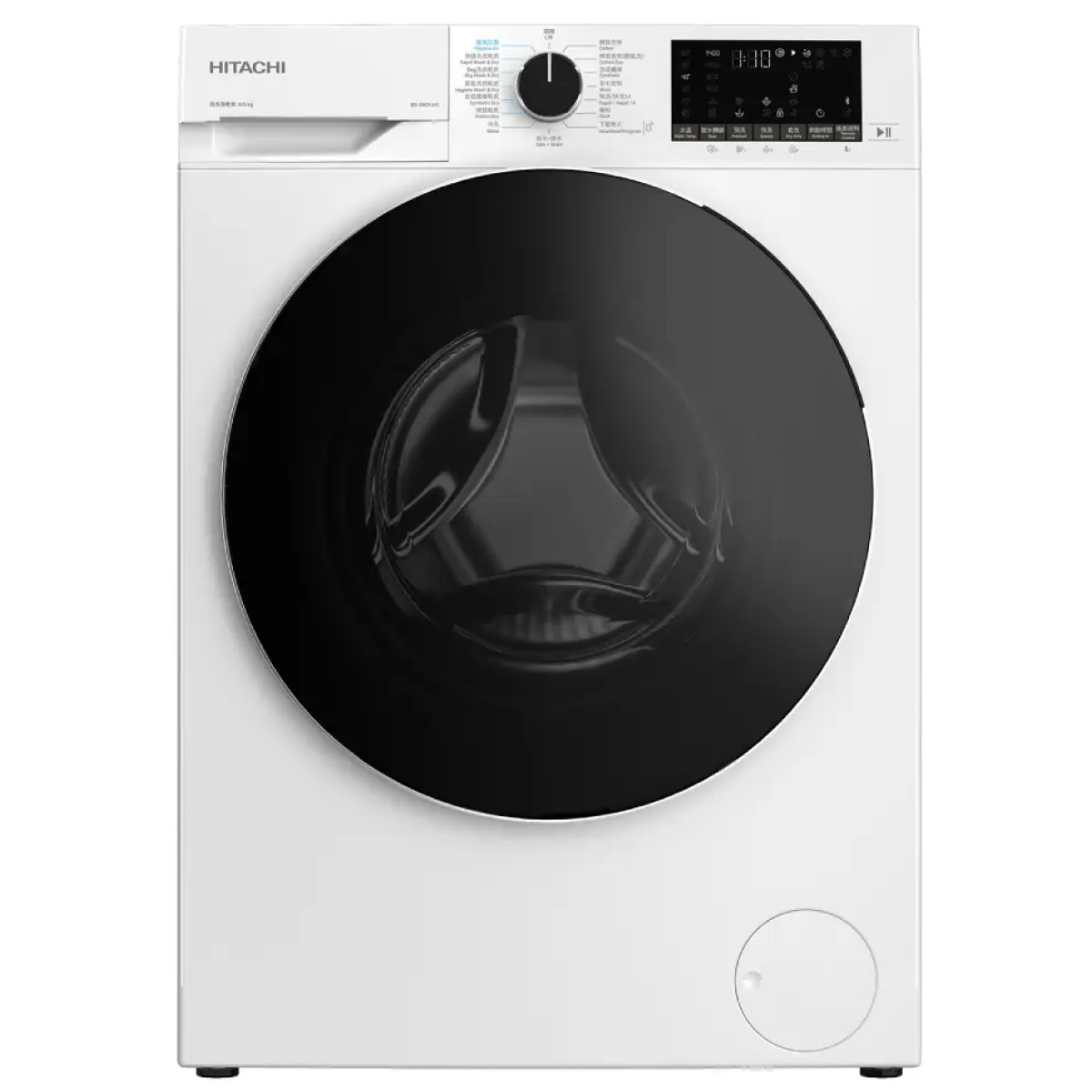 Hitachi 日立 BD-D80YJVE 8.0/5.0公斤 1400轉 變頻 蒸氣護理 前置式滾桶洗衣乾衣機 (白色)